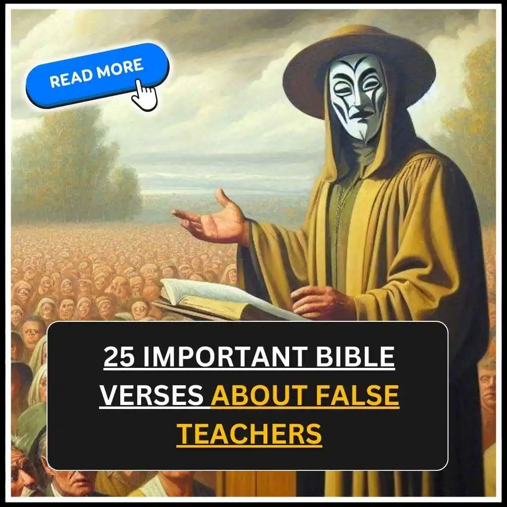 25 Important Bible Verses About False Teachers