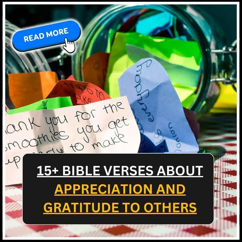 Bible Verses About Appreciation and Gratitude to Others
