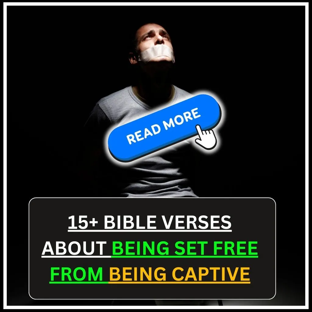 Bible Verses About Being Set Free From Being Captive