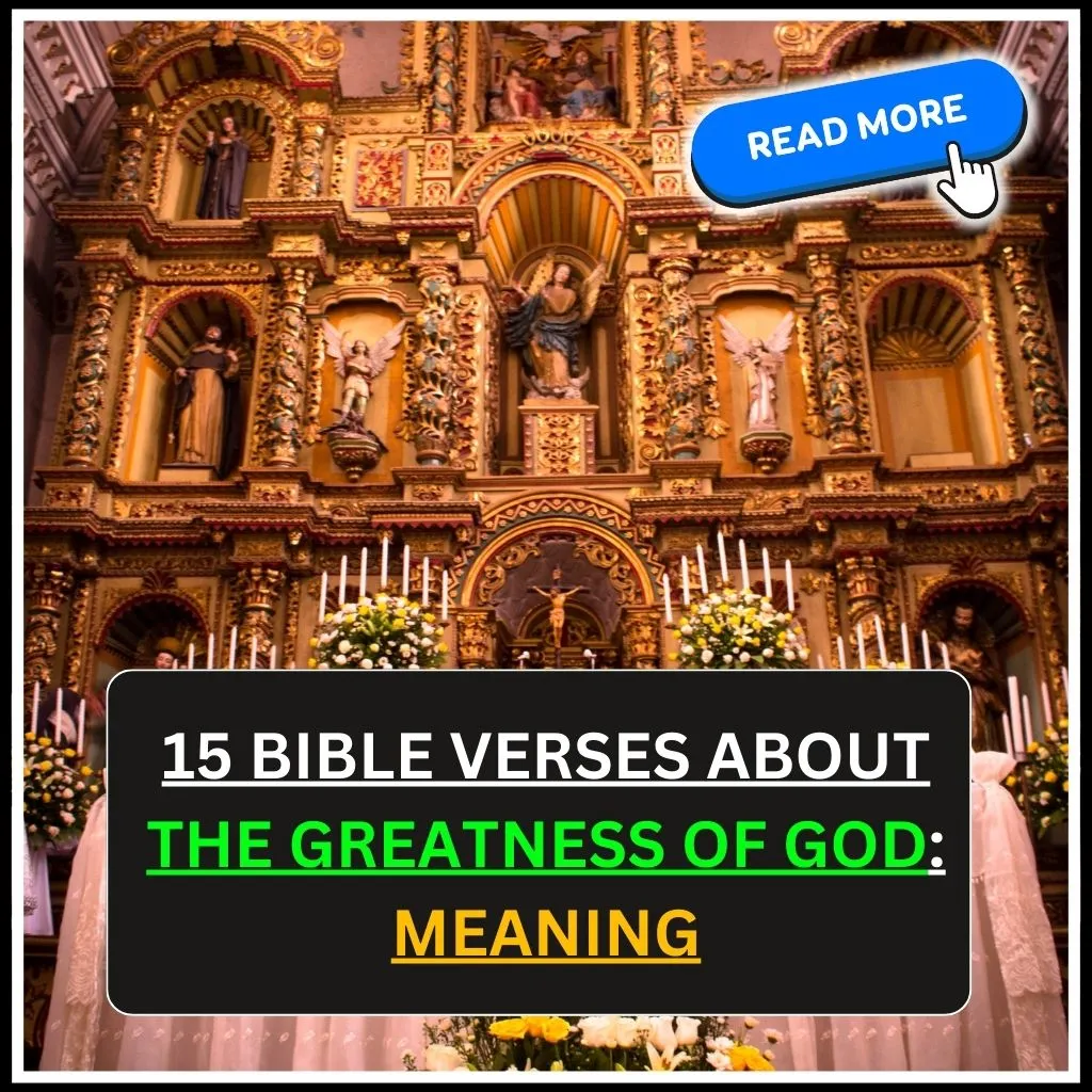 Bible Verses About The Greatness of God
