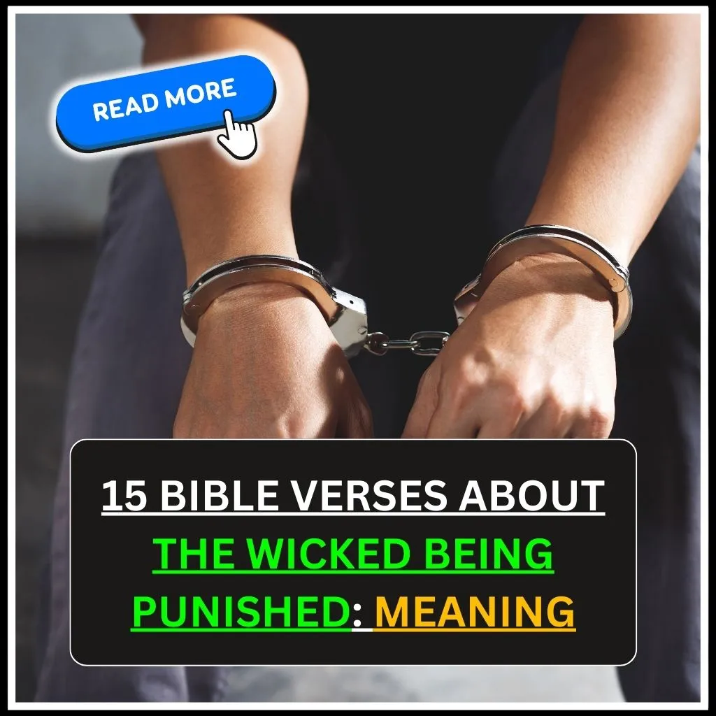 Bible Verses About the Wicked Being Punished
