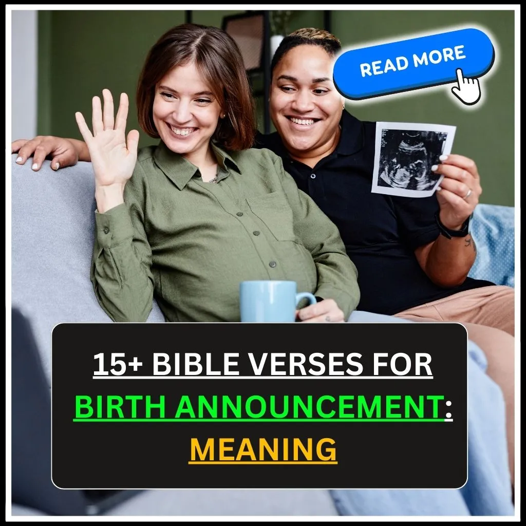 Bible Verses for Birth Announcement