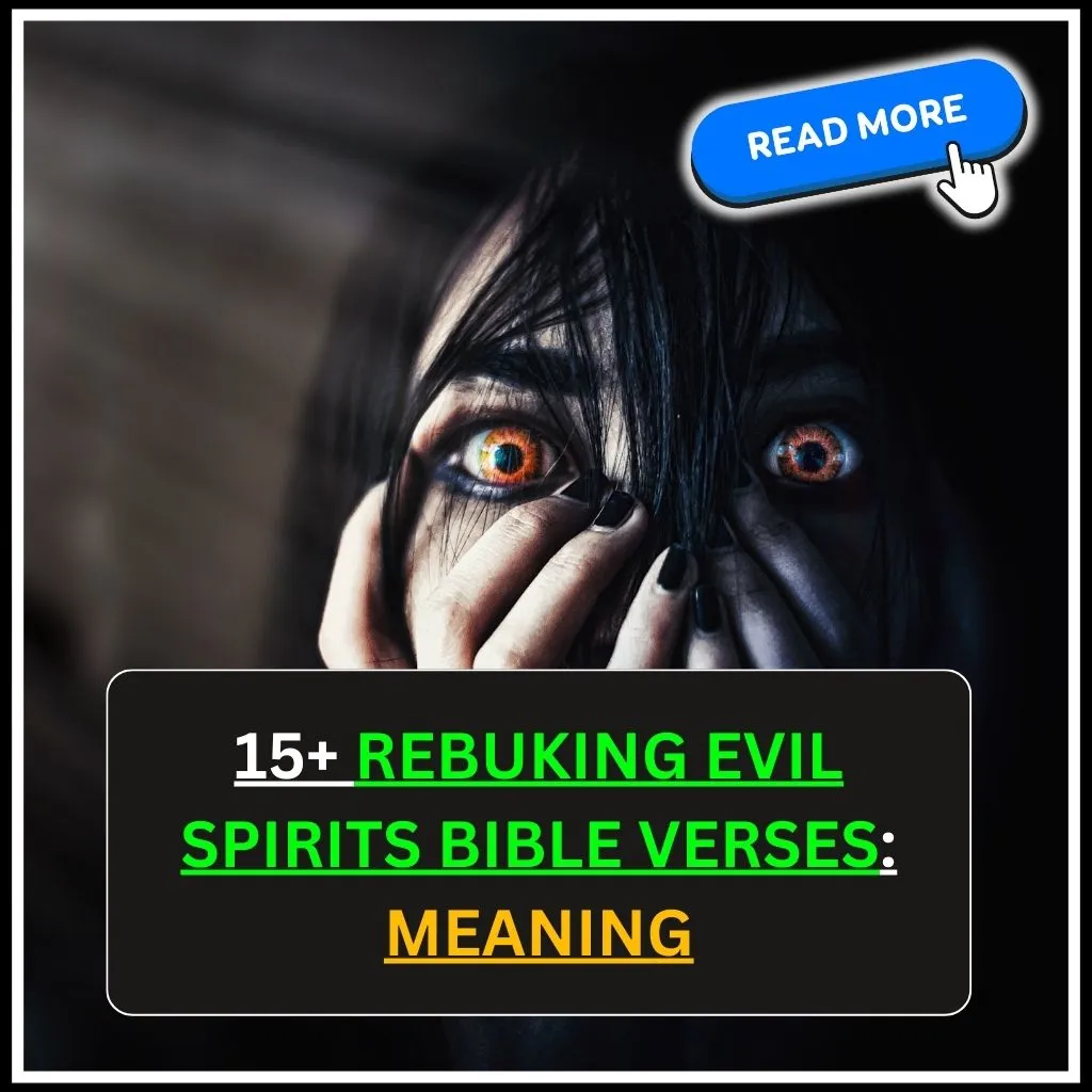rebuking evil spirits bible verses