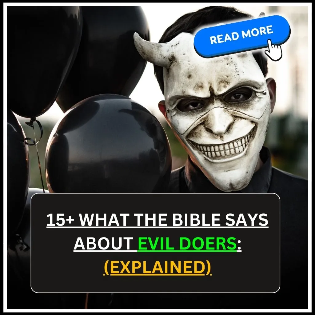 what the bible says about evil doers