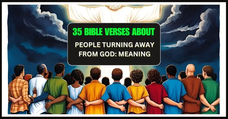 bible verse about people turning away from god