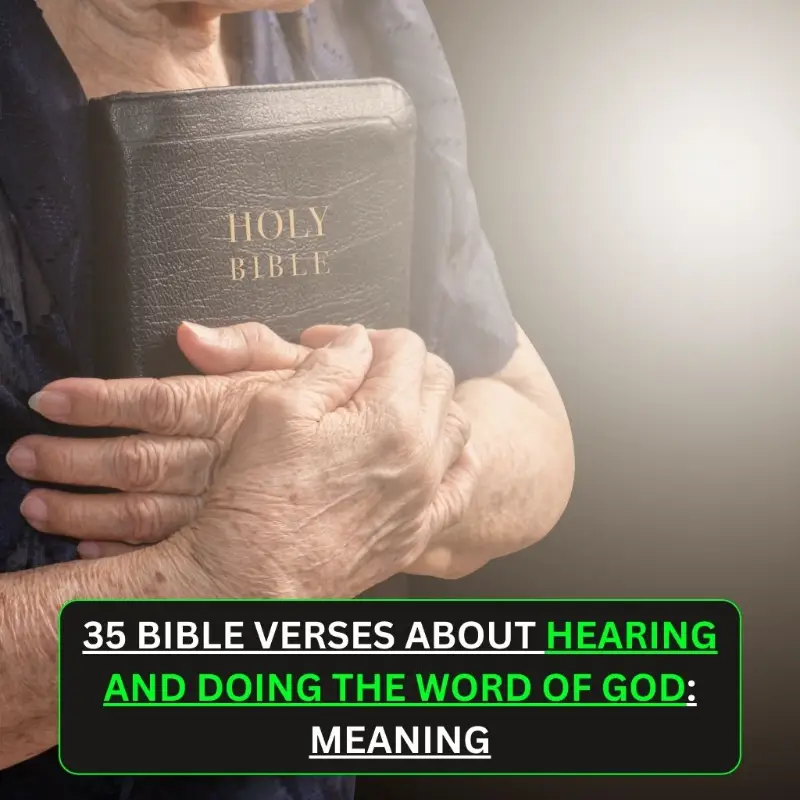 bible verses about hearing and doing the word of god