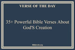 35+ Powerful Bible Verses About God’S Creation
