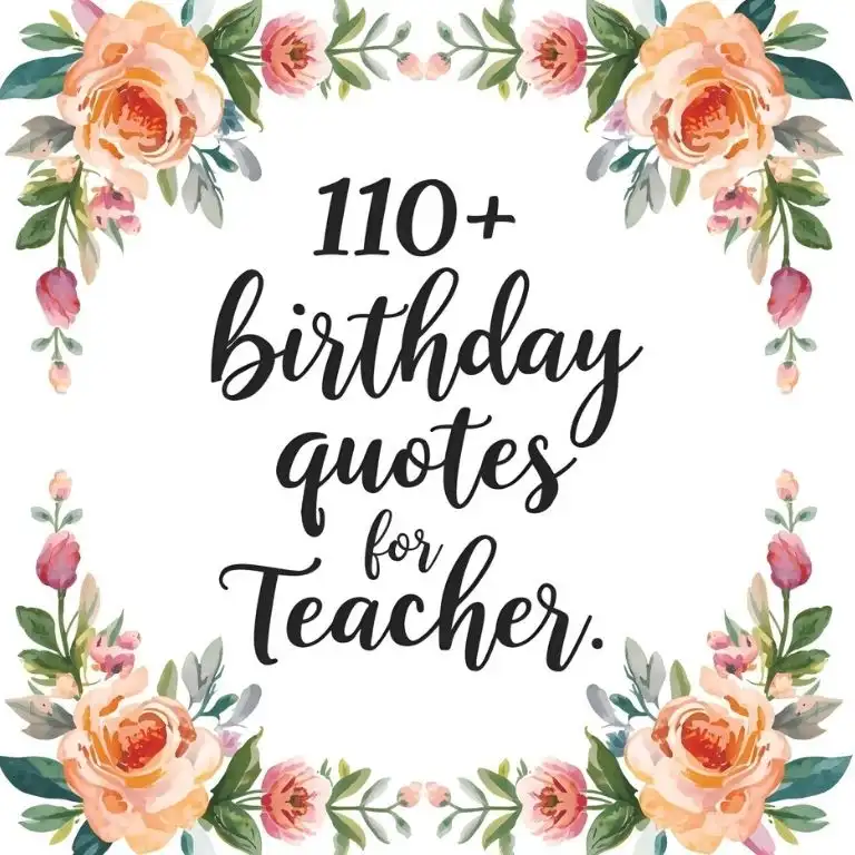 80+ Birthday Quotes For Teacher