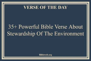 35+ Powerful Bible-Verse-About-Stewardship-Of-The-Environment