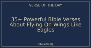 35+ Powerful Bible Verses About Flying On Wings Like Eagles