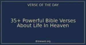 35+ Powerful Bible Verses About Life In Heaven