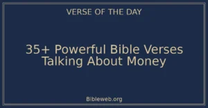 35+ Powerful Bible Verses Talking About Money