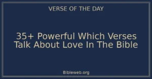 35+ Powerful Which Verses Talk About Love In The Bible