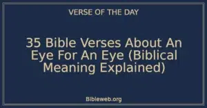 35 Bible Verses About An Eye For An Eye (Biblical Meaning Explained)