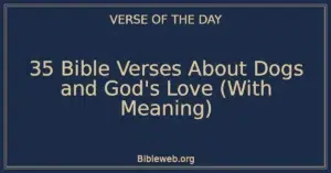 35 Bible Verses About Dogs and God’s Love (With Meaning)