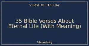 35 Bible Verses About Eternal Life (With Meaning)